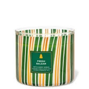 BBW Bath & Body Works Fresh Balsam Candle 3-wick 14 5oz